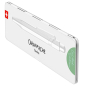 Preview: caran d ache 849 Kugelschreiber caran d Ache 849 ballpoint Claim Your Style 3 moosgrün Metallbox von der Seite